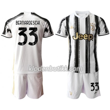 Juventus Federico Bernardeschi 33 Barn Hjemmedraktsett 2020-2021 Kortermet (+ Korte bukser)